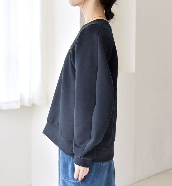 quaranciel「quaranciel:〈洗濯機可能〉スタッズ ロゴ ダンボール スウェット プルオーバー」|スウェット・ジャージ|