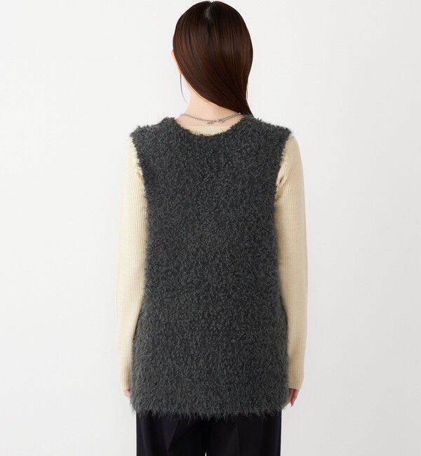 SHIPS Colors 「SHIPS Colors:〈手洗い可能〉ポコポコ ベスト &times; リブニット セット◇」|ニット・セーター|