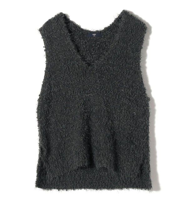 SHIPS Colors 「SHIPS Colors:〈手洗い可能〉ポコポコ ベスト &times; リブニット セット◇」|ニット・セーター|