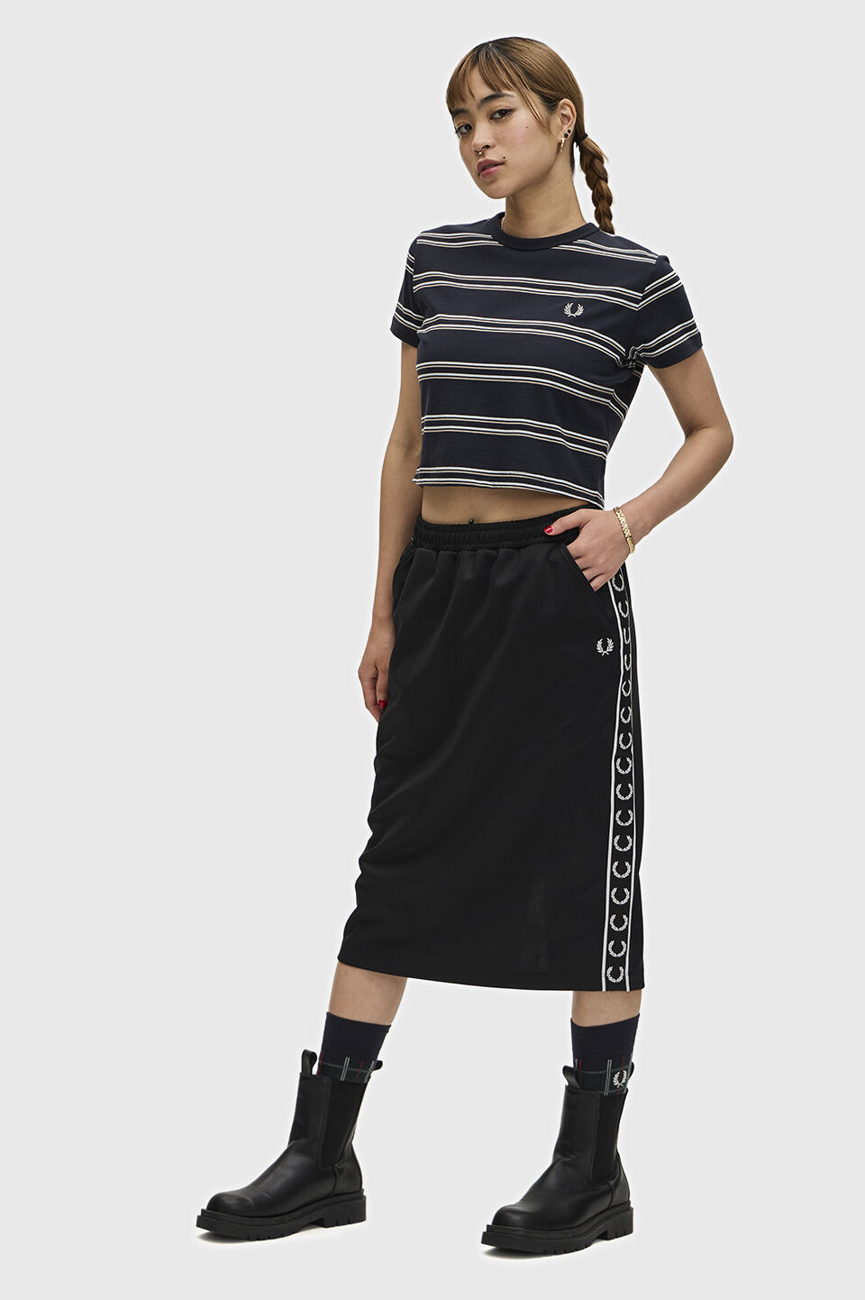 FRED PERRY 「Taped Track Skirt」|スカート|