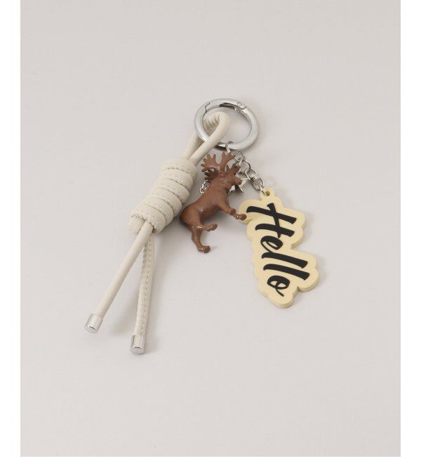 OUTDOOR PRODUCTS Usual Things「追加2 LA BOO BAGチャーム」|キーケース|ホワイト C