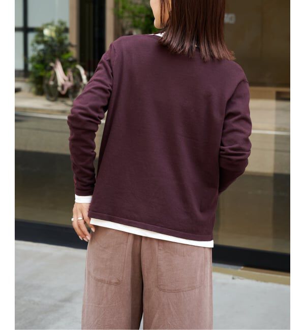 OUTDOOR PRODUCTS Usual Things「3WAYアイビーニットカーディガン&times;ロンT 2点SET」|カーディガン|