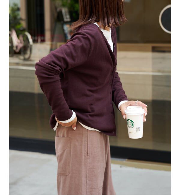 OUTDOOR PRODUCTS Usual Things「3WAYアイビーニットカーディガン&times;ロンT 2点SET」|カーディガン|