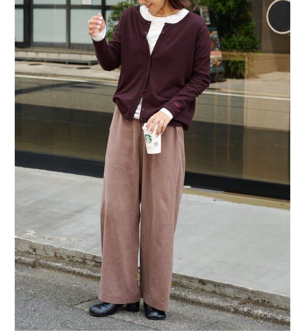 OUTDOOR PRODUCTS Usual Things「3WAYアイビーニットカーディガン&times;ロンT 2点SET」|カーディガン|