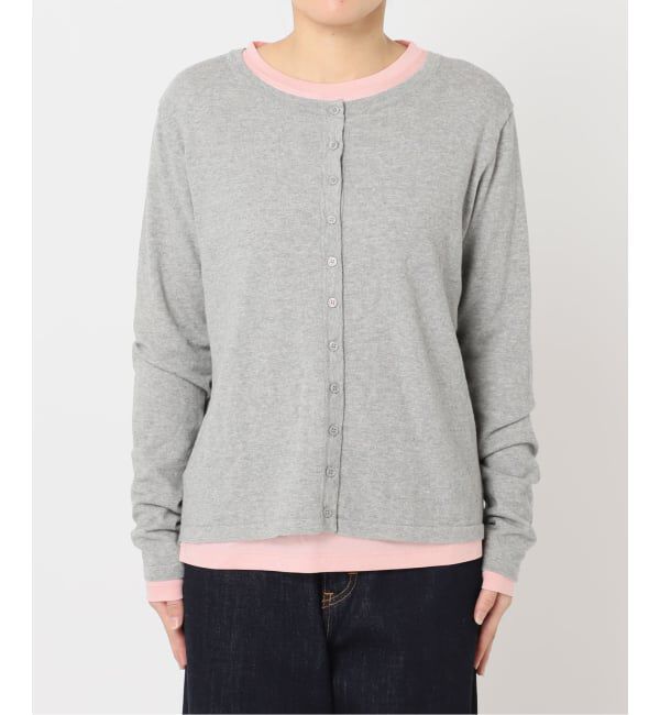 OUTDOOR PRODUCTS Usual Things「3WAYアイビーニットカーディガン&times;ロンT 2点SET」|カーディガン|