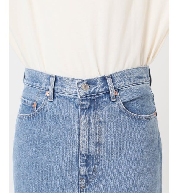 OUTDOOR PRODUCTS Usual Things「追加3 ULTデニムスリットリーンスカート」|スカート|