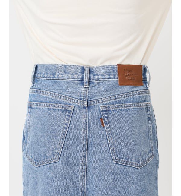 OUTDOOR PRODUCTS Usual Things「追加3 ULTデニムスリットリーンスカート」|スカート|