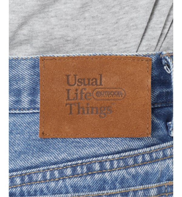 OUTDOOR PRODUCTS Usual Things「追加3 ULTデニムスリットリーンスカート」|スカート|