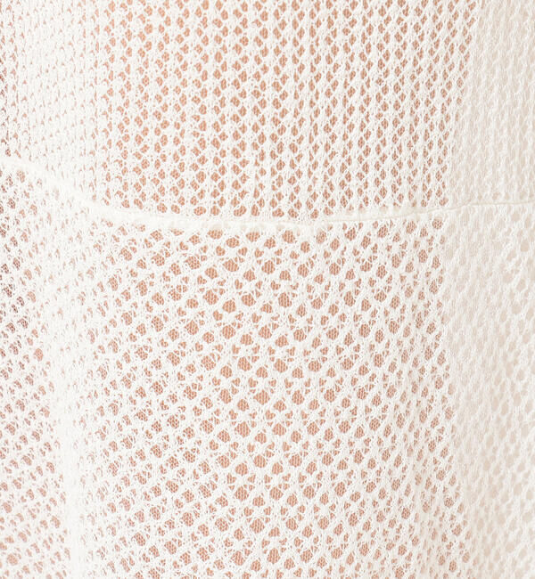 Ballsey「ペーパーレース マーメイドロングスカート」|フレア|