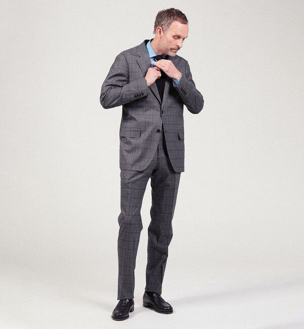 TOMORROWLAND MENS「ウールシルクポリウレタン シングル2Bテーラードジャケット MOOVING」|テーラードジャケット|