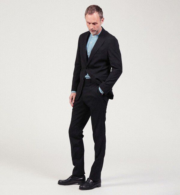 TOMORROWLAND MENS「ウールシルクポリウレタン シングル2Bテーラードジャケット MOOVING」|テーラードジャケット|