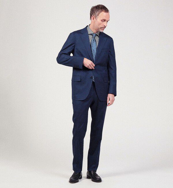 TOMORROWLAND MENS「ウールシルクポリウレタン シングル2Bテーラードジャケット MOOVING」|テーラードジャケット|