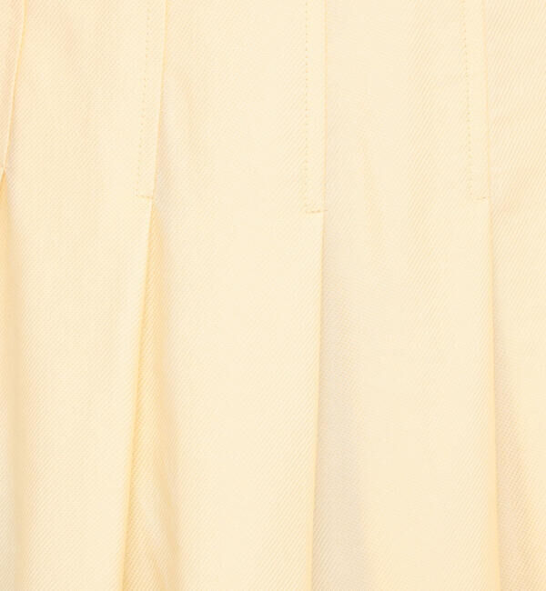 Ballsey「コットンドビーツイル タックプリーツロングスカート」|フレア|