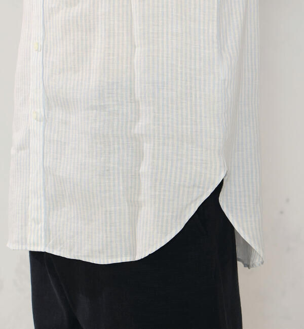 GALERIE VIE「リネンレギュラーカラーシャツ」|シャツ・ブラウス|