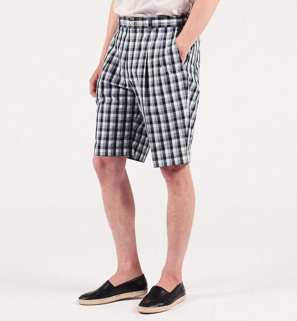 TOMORROWLAND MENS「コンパクトポプリン 2プリーツイージーショーツ」|その他|