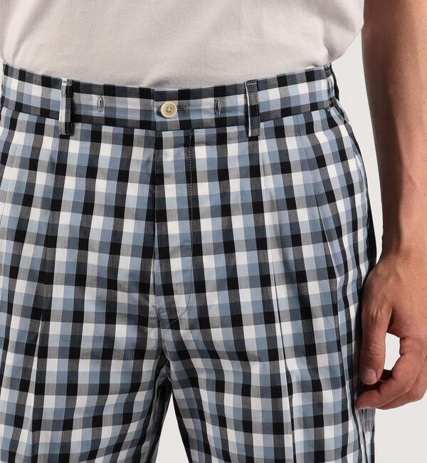 TOMORROWLAND MENS「コンパクトポプリン 2プリーツイージーショーツ」|その他|