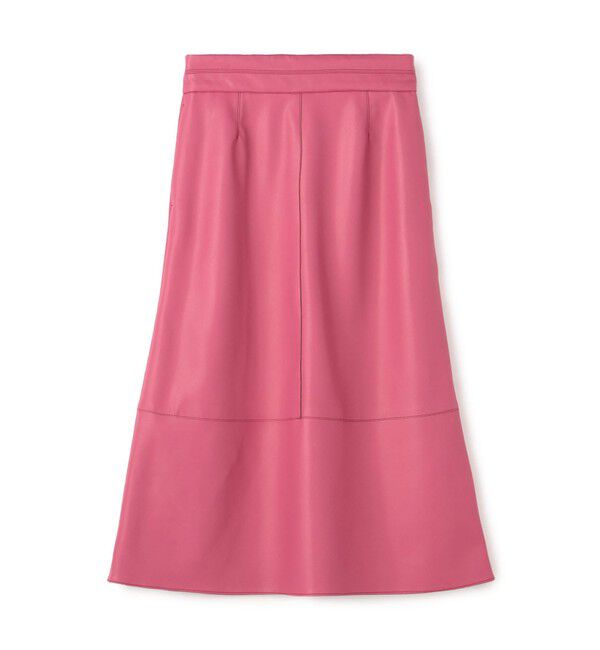 Ballsey「レザーライククロス トラペーズスカート」|台形|