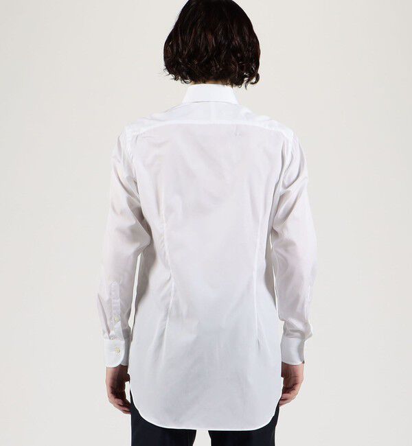 TOMORROWLAND MENS「120/2スーピマコットンブロード ワイドスプレッドカラーシャツ」|シャツ・ブラウス|