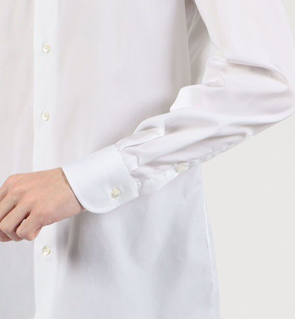 TOMORROWLAND MENS「120/2スーピマコットンブロード ワイドスプレッドカラーシャツ」|シャツ・ブラウス|