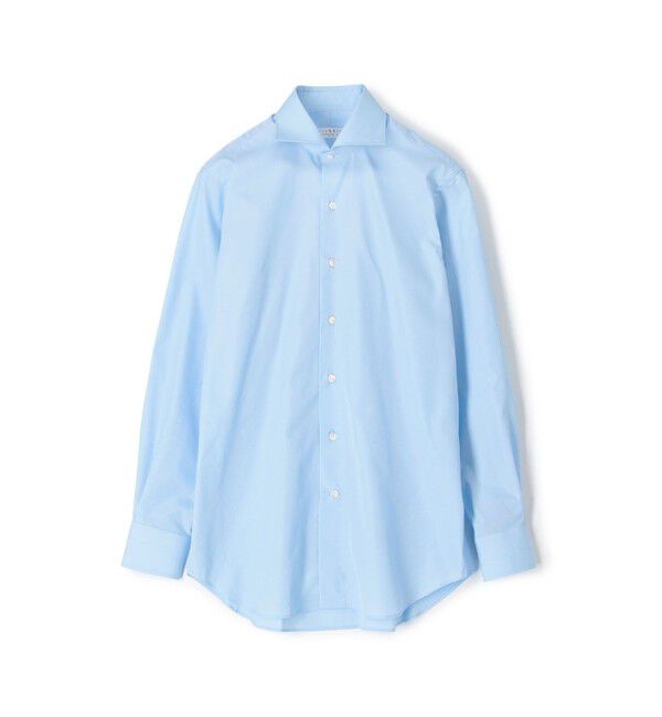 TOMORROWLAND MENS「120/2スーピマコットンブロード ワイドスプレッドカラーシャツ」|シャツ・ブラウス|63 ライトブルー