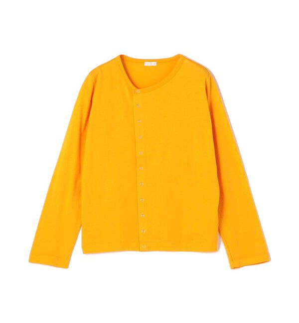 GALERIE VIE「パウダーコットン アシンメトリーカーディガン」|カーディガン|23 オレンジ