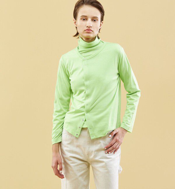 GALERIE VIE「パウダーコットン アシンメトリーカーディガン」|カーディガン|