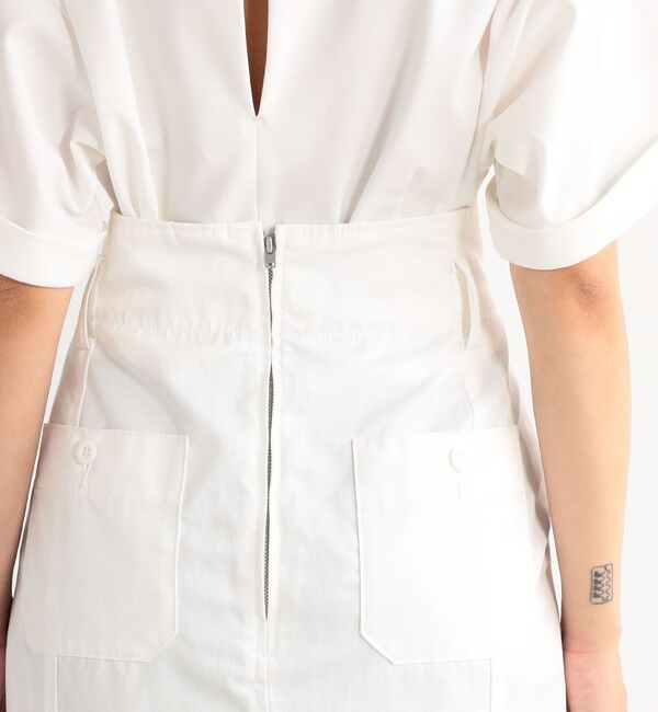 Edition「ポリエステルコットン ペンシルスカート」|スカート|