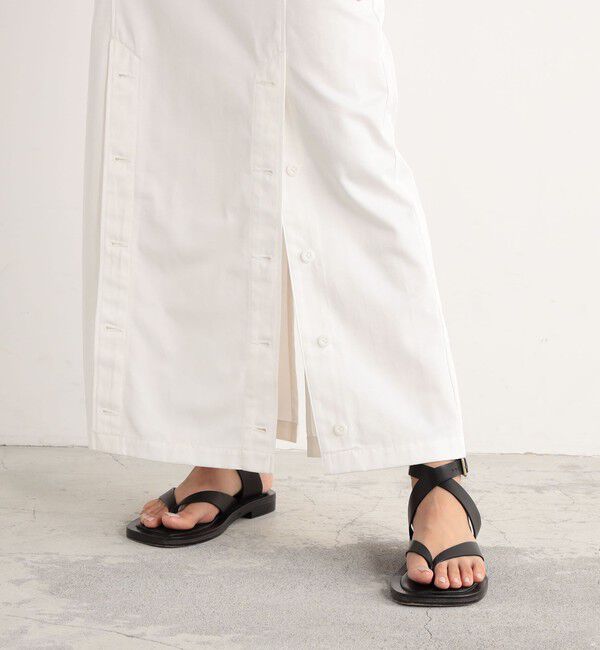 Edition「ポリエステルコットン ペンシルスカート」|スカート|