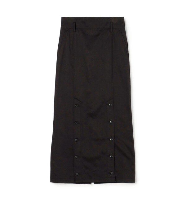 Edition「ポリエステルコットン ペンシルスカート」|スカート|19 ブラック