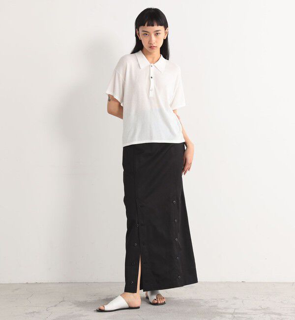 Edition「ポリエステルコットン ペンシルスカート」|スカート|