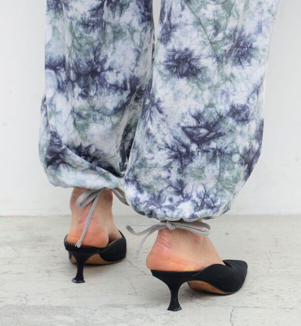 BACCA「メランジェコーデュロイ タイダイパラシュートパンツ」|カーゴ|