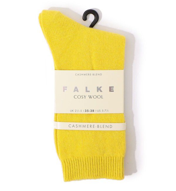 TOMORROWLAND GOODS「FALKE Cosy ウールブレンドソックス」|ソックス|23 イエロー