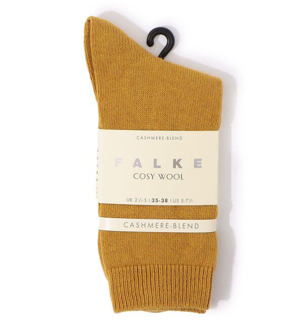 TOMORROWLAND GOODS「FALKE Cosy ウールブレンドソックス」|ソックス|53 マスタード