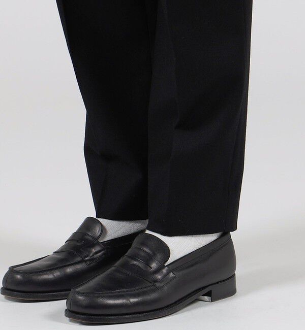 TOMORROWLAND MENS「ウールナイロンカシミヤ サイドアジャスターパンツ」|チノ|