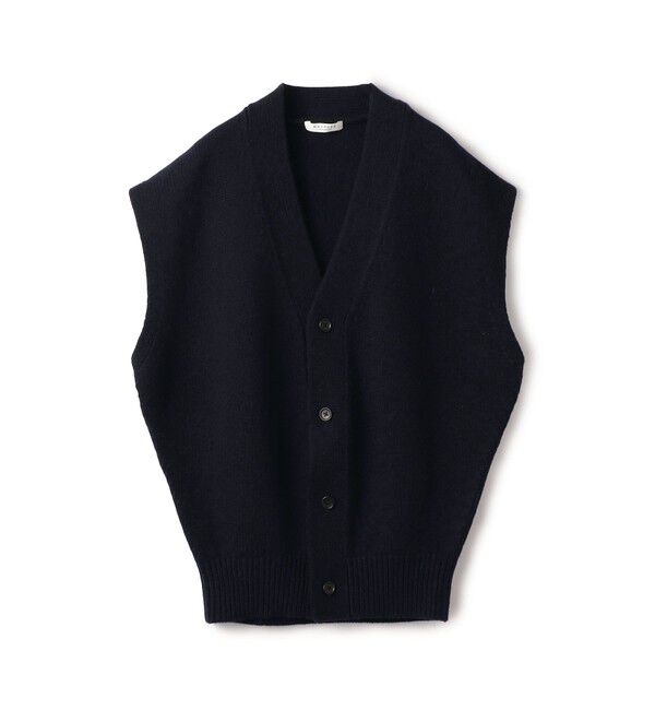 MACPHEE「ラムカシミヤ Vネックベスト」|ベスト・ジレ|69 ネイビー
