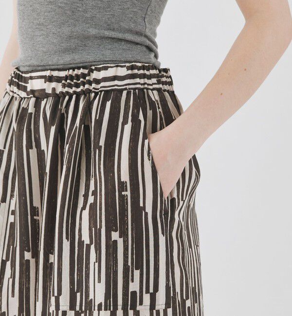 GALERIE VIE「シルクハブタエプリント イージーワイドパンツ」|その他|