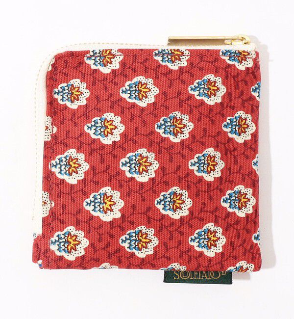SOULEIADO「SOULEIADO コットンオックス フラットポーチ」|ポーチ|