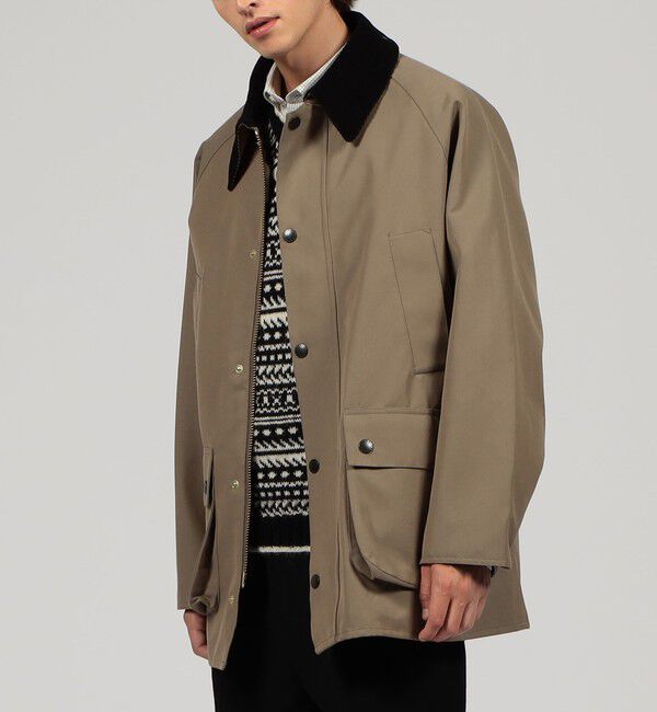 TOMORROWLAND MENS「【別注】Barbour Bedale ウールコットン ブルゾン」|ブルゾン・スタジャン|