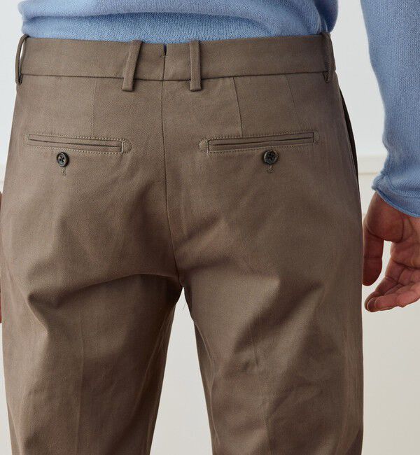 JAMES PERSE「コットンカシミヤツイル トラウザー MCAS1401」|スラックス|