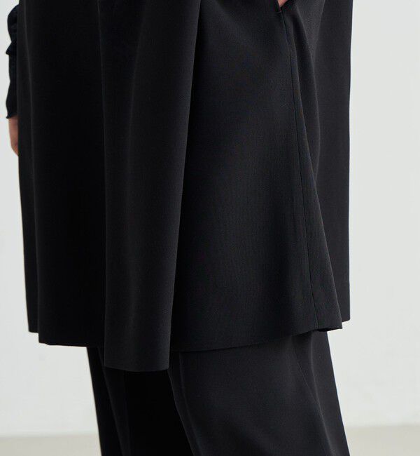 Edition「バックサテンジョーゼット Vネックジレ」|ベスト・ジレ|