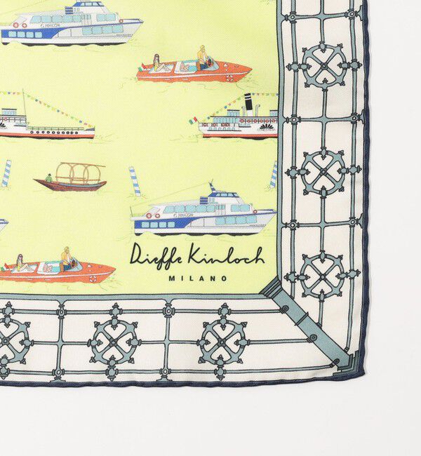 TOMORROWLAND GOODS「Kinloch シルクプリント スカーフ」|バンダナ・スカーフ|