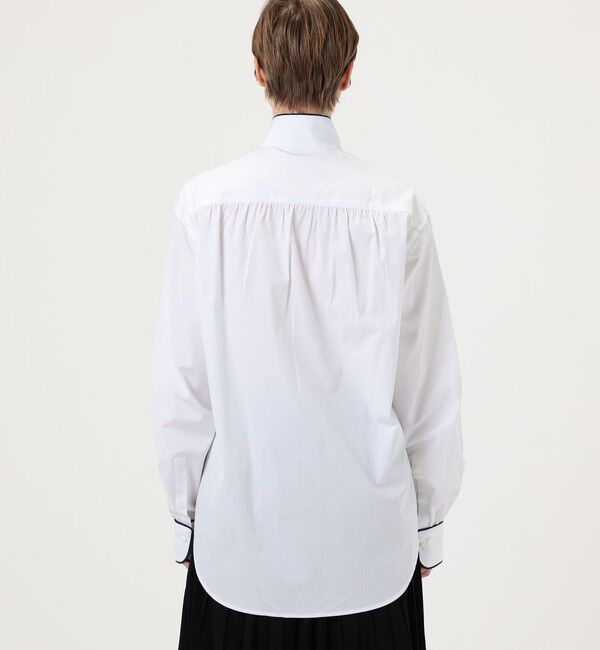 TOMORROWLAND BUYING WEAR「BOURRIENNE EQUIPAGE コットン ハイカラ―シャツ」|シャツ・ブラウス|