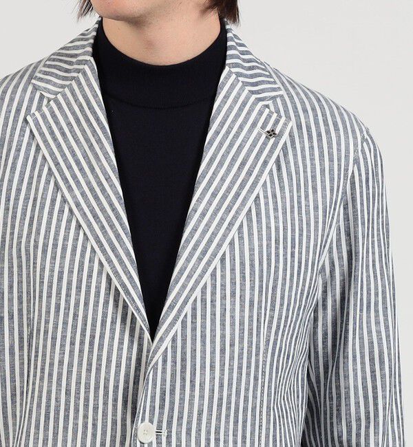 TOMORROWLAND BUYING WEAR「TAGLIATORE G-DAKAR22K リネンレーヨン シングルブレステッド2Bジャケット」|テーラードジャケット|