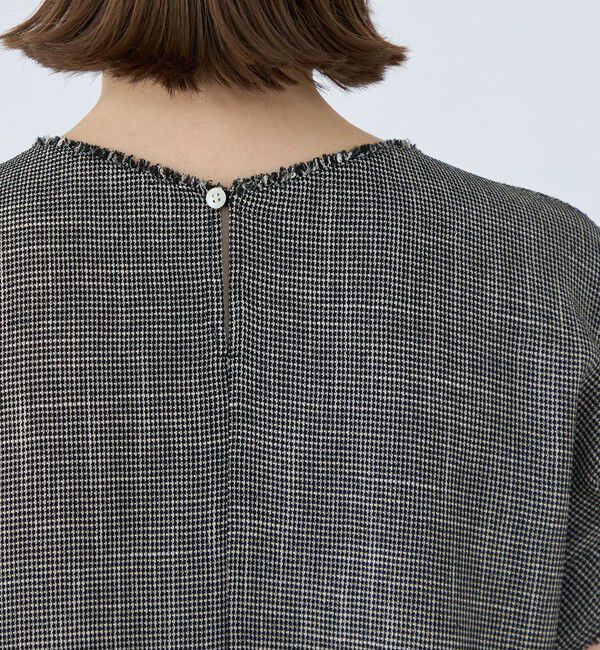 Ballsey「ポリエステルレーヨンカラミ タックスリーブブラウス」|シャツ・ブラウス|