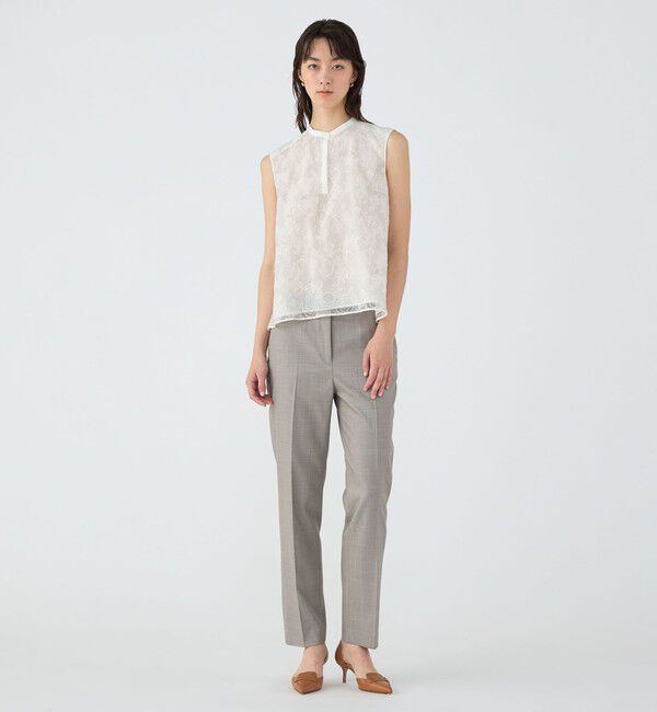 TOMORROWLAND collection「シャイニーシャーク ペンシルパンツ」|スラックス|