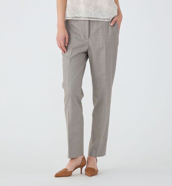 TOMORROWLAND collection「シャイニーシャーク ペンシルパンツ」|スラックス|