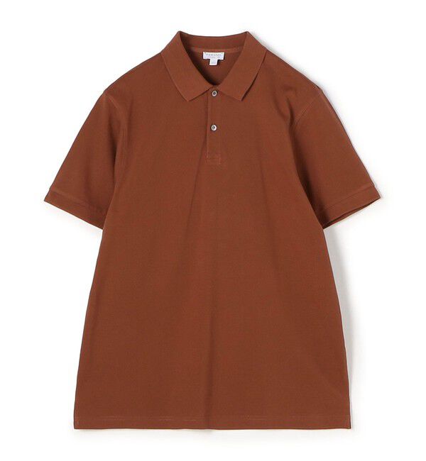 TOMORROWLAND BUYING WEAR「SUNSPELコットン ピケポロシャツ」|ポロシャツ|37 Dark Clay