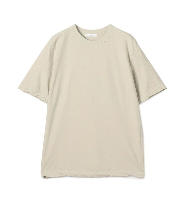 TOMORROWLAND BUYING WEAR「ATON STANDARD T-SHIRTS トップス」|Tシャツ・カットソー|41 ライトベージュ