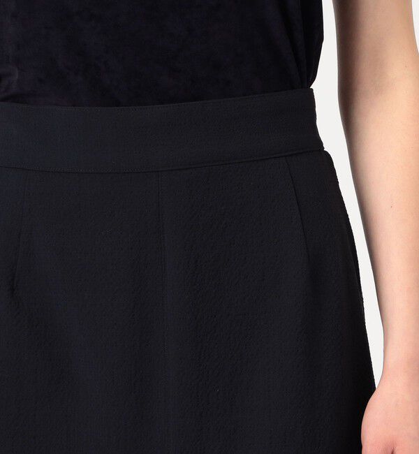 BACCA「シアサッカー ストレートスカート」|スカート|