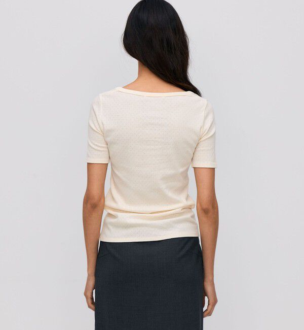 BACCA「ハイツイストレース コットンハーフプルオーバー」|Tシャツ・カットソー|